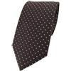 TigerTie Cravatta di design in seta a pois - Larghezza cravatta 8 cm