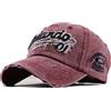 YULOONG Cappellino da baseball vintage Ricamo Orlando Lavato Denim Trucker Cap 100% Cotone Cappello da sole per le donne Degli Uomini Misura Regolabile