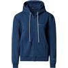 NORTH SAILS Felpa Hoodie Donna in Cotone con Zip e Stampa