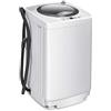RELAX4LIFE Mni Lavatrice 3,5 kg/730Grili/240 W con Lavaggio Automatico, 6 Programmi,Caricamento dall'Alto,Pompa di Drenaggio, Centrifuga, Portatile per Appartamento, Campeggio, 40 x 42 x 75cm