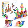 Cubixx - 3D Blocchi magnetici per bambini dai 3 anni in su, giocattolo educativo creativo in un set da 85 pezzi, giocattolo da costruzione magnetico per ragazze e ragazzi, giocattoli Montessori STEM