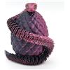 Fyunlle Uovo di drago e uovo di serpente con stampa 3D, 30 cm, pezzo da collezione unico per fan di D&D, LARP, Cosplay e fantasy, decorazione e idea regalo (rosso scuro-nero)