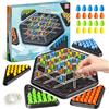 Tylices Gioco di scacchi triangolari, gioco da tavolo a lunghezza d'onda, gioco di elastici triangolari per bambini e adulti, gioco di scacchi geometrici e giochi di feste in famiglia per la notte in famiglia