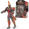 GORMITI THE NEW ERA - Gormita Del Clan Del Fuoco Fireon Zane Con Funzione Attacco, Action Figure 15 Cm Articolato, Eroe Con Armatura Rosso Argento, Per Bambini A Partire Dai 3 Anni