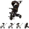 Chipolino Triciclo Max Sport 2 in 1, portabicchieri, sedile reversibile, cestino, colorazione:nero
