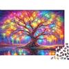 6N2X9A4S Albero Fantasia Colorato Puzzle 1000 Pezzi Cartaceo per Adulti Stile Arte Magica Gioco di Puzzle 1000 Pezzi Relax Decorazione Casa Regalo 38x26cm/1000pcs