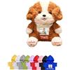 FAHOXUMR Cane Peluche Giocattolo Personalizzato, Cane Di Peluche Personalizzato Con Testo Foto Come Giocattolo Per Bambini Adulti, 18cm