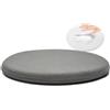 Surwin Cuscino Rotondo, Super Morbido Cuscino Tondo Meditazione Materasso da Pavimento Cuscini per Esterno Cuscino Yoga per Soggiorno, Camera da Letto, Patio e Altro (Grigio Chiaro,45cm)