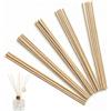 ZIOYANE 30 Bastoncini diffusori in Rattan, Bastoncini aromatici in Fibra di Canna Naturale da 30 cm x 4 mm per casa, Ufficio, Hotel e Spa (Colore Legno Naturale)