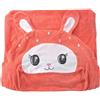 BAFOVY Divano Letto Pieghevole per Bambini 2 in 1, Design Aperto a Forma di Cartone Animato per Bambini, con Delicato Tessuto in Velluto e Rivestimento Lavabile Rimovibile (F)