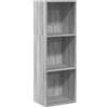 vidaXL Libreria Grigio Sonoma 40x30x114 cm in Legno Multistrato
