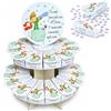 Regalami.Shop 30 Scatoline Portaconfetti Piccolo Principe per Battesimo, Comunione o Laurea, Complete di Bigliettino e Espositore Torta, Bomboniere per Confetti e Ricordini Evento (Piccolo p)