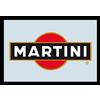 empireposter Empire 552044 - Specchio Stampato con Logo Martini, con Cornice in plastica Effetto Legno, 30 x 20 cm