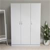 Vida Designs Riano - Armadio a 3 ante, colore: Bianco