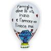 SICILIA BEDDA CAPACI Palloncino da parete in pregiata ceramica Siciliana, con diverse opzioni de