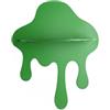 Homyl Mensola da Parete dal Design Creativo, Mensola Decorativa Ripiano da Muro | Moderno per Oggetti Mensola Salvaspazio, Adatta a Salotto Camera Degli Ospiti, Verde