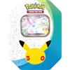 Pokémon: scatola da collezione Sylveon-ex dell'espansione 30° Anniversario del GCC Pokémon (1 carta promozionale olografica e 4 buste di espansione), Edizione in Italiano