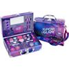 Nice Group - K-POP Glam Star Make-up Case, 1 Valigetta con Trucchi, Smalti per Unghie, Applicatori, Stickers e Specchio