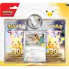 Pokémon: confezione da due buste dell'espansione 30° Anniversario del GCC Pokémon (1 carta olografica, 1 moneta e 2 buste di espansione), Edizione in Italiano