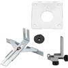 FACAIIO Sagoma guida per router 3701 3703 3709 3710, maschera dritta con staffa per ruota, strumento guida per recinzione in metallo e ABS