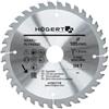 GTV Högert Technik - Disco da taglio in metallo duro 185x24Tx30 - Adatto per il taglio di vari materiali in legno massiccio e legno