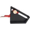 Kivivaka Precision Router Setup Block 8,6 cm per sega da banco (nero) | Misurazioni accurate, scale di facile lettura, semplifica le attività di layout, compatto per il design