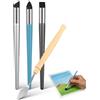 Hemobllo Set di 4 strumenti per miscelare pastelli a olio, 3 pennarelli con punta in spugna morbida e 1 coltello per transizioni di colore morbide, ombreggiatura e schizzi, accessori artistici per