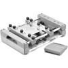Generic Macchina da stampa serigrafica manuale per saldatura, stampante per stencil PCB da 150 x 150 mm con raschietto per stampa in rete d'acciaio, efficiente stazione fai da te per elettronica