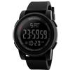 SKMEI Orologio digitale da uomo e adolescenti con ampio display 50 resistente all'acqua, cinturino in resina, cronometro, sveglia, conto alla rovescia, DG1257