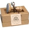Handmade Ex Libris Timbro Personalizzato - Fiore di Loto - Illustrazione Artistica | Regalo premuroso per lettori e amanti della natura