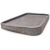 Kalu creations Teglia in Pietra Lavica Scavata con Manici Integrati, 40 x 24 x 3 cm, per Cottura in Forno Elettrico, a Gas e Barbecue