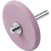 wolfcraft Affilacoltelli e forbici I 2140000 I ø 60 mm I compatibile con trapani I gambo cilindrico I anche per attrezzi da giardino, tosaerba, decespugliatori