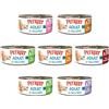 Generico PETREET MIX 14 scatolette VELLUTATE ADULT per gatti adulti. - 2 per tipo: A70 - A71 - A72 - A74 - A75 - A78 - A79-14 lattine da 70g