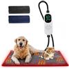 Angelpet Tappetino Riscaldante per Cani Gatti XL 90×60cm - Cuscinetto Elettrico per Animali Domestici, 30-60℃ Temperatura, 14 Timer (0-12/24H), Cavo Anti-Morso 1,8m, Auto Screen-Off, 2 Fodere Lavabili