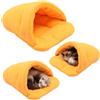 LNGJIN Cuccia per porcellini d'India, per porcellini d'India, casetta per porcellini d'India, per piccoli animali, per conigli nani, cincillà, barba, lucertole (giallo)