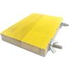 Tophomer Piattaforma in legno naturale per pappagallini, canarini, calopsitte, criceti, gabbia per uccelli (giallo lungo)
