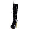 Only maker Stivale con tacco a spillo sexy con plateau