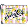 Saint Barth Mc2 Donna Pochette Gomma ALIN001-Limoncello Stripes