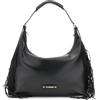 CAFèNOIR - Borsa A Spalla Con Frange E Logo Sul Davanti, Da Donna, Colore Nero, Taglia Onesize