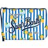 Saint Barth Mc2 Donna Pochette Gomma ALIN001-Gin Tonic Lemon Stripes