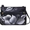Anna by Anuschka Women Hand Painted Leather Medium Crossbody, Borsetta a Tracolla Donna, Taglia Unica
