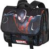 KARACTERMANIA Marvel Spiderman Miles-Zaino Cartable 2.0, Nero, 38 x 30 cm, Capacità 13.5 L