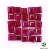 SBI Gems Ruby Naturale Square Cut 2 mm Lotto 25 Pz 1,78 Cts