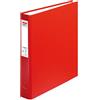 Herlitz Raccoglitore ad anelli formato A5, 1 meccanismo a 2 anelli, altezza di riempimento 25 mm, colore: blu rosso