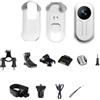 Risveglio Piccola fotocamera indossabile 1080p con lunga durata della batteria, per mini body cam lavoro, ciclismo, viaggi e avventure all'aria aperta (bianco)
