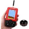 SHEHUALI Fotocamera da Pesca, Ecoscandaglio portatile, con sensore sonar wireless, profondità 0,6M-30M
