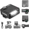 Godox iM30 Pro Flash per fotocamera, GN15 Flash Auto/Manuale con Batteria | iM30Pro mini flash con testa inclinabile regolabile, flash a piena potenza da 550 W, compatibile con Sony Canon Fuji Olympus