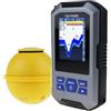 SHEHUALI Fotocamera da Pesca, Trasduttore sonar wireless portatile per ecoscandaglio calcinabile, portata 200 m