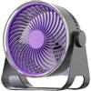 Aundhegrtt Ventilatore Elettrico da Tavolo/Soffitto Versatile 1x 5V USB | Ventilatore portatile, 5V USB, dimensioni compatte, ideale per studio o camera