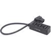Eonvic - Cavo splitter in alluminio 3 porte D-tap P-tap per BlackMagic Production 4 K, per kit Tilta, Atomos Ninja V (Blcak)